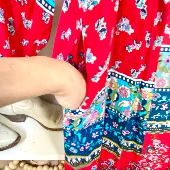 Anthropologie Patrons of Peace boho gypsy duster  w resort vacay beach vibe - Picture 3 of 16